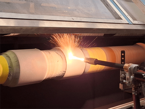 Anwendungen Thermisches Spritzen Absaugen Absauganlage Staubabsaugung Entstauber Patronen Kerzen Schlauch Filter Staubfilter Staub Rauch Auftragsschweißen Auftragsschweissen
