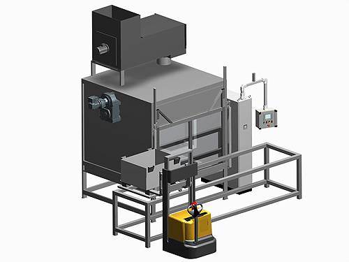 industrielle Kammerwaschmaschine für automatische Bauteilreinigung