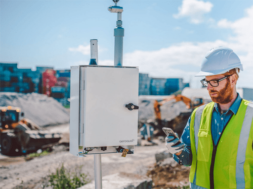 aeroqual Luftqualitätsüberwachung Kontinuierliche Messung von Luftschadstoffen einschließlich Ozon (O₃), Stickstoffdioxid (NO₂), Stickstoffoxide (NOₓ), Kohlenmonoxid (CO), Schwefeldioxid (SO₂), flüchtige organische Verbindungen (VOC), Schwefelwasserstoff (H₂S), Kohlendioxid (CO₂), Methan (CH₄), Feinstaub PM1, Feinstaub PM2,5, Feinstaub PM4, Feinstaub PM10, Gesamtstaub (TSP), Lärm sowie meteorologischer Parameter.